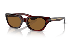Oliver Peoples 1983C con montura Corteza rojo burdeos y lentes Marrón - imagen 1