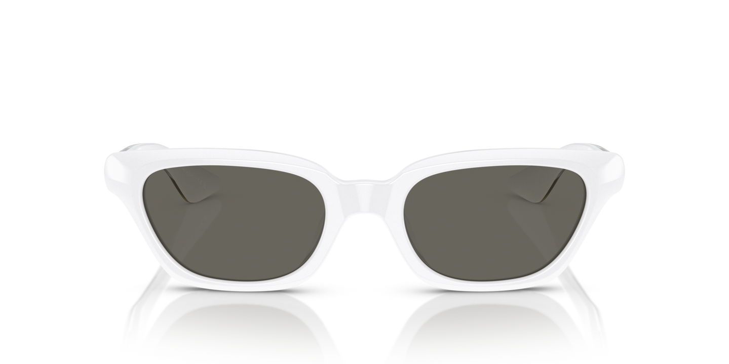 Oliver Peoples 1983C with White frame and Grey lenses - Image Lenses