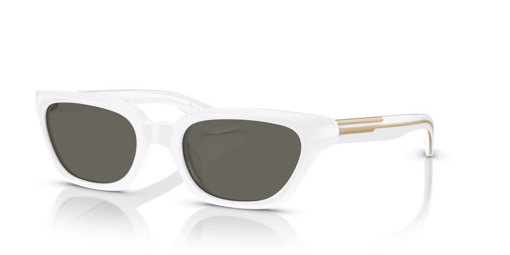 Oliver Peoples 1983C con montatura Bianco e lenti  Grigio - L'immagine 5