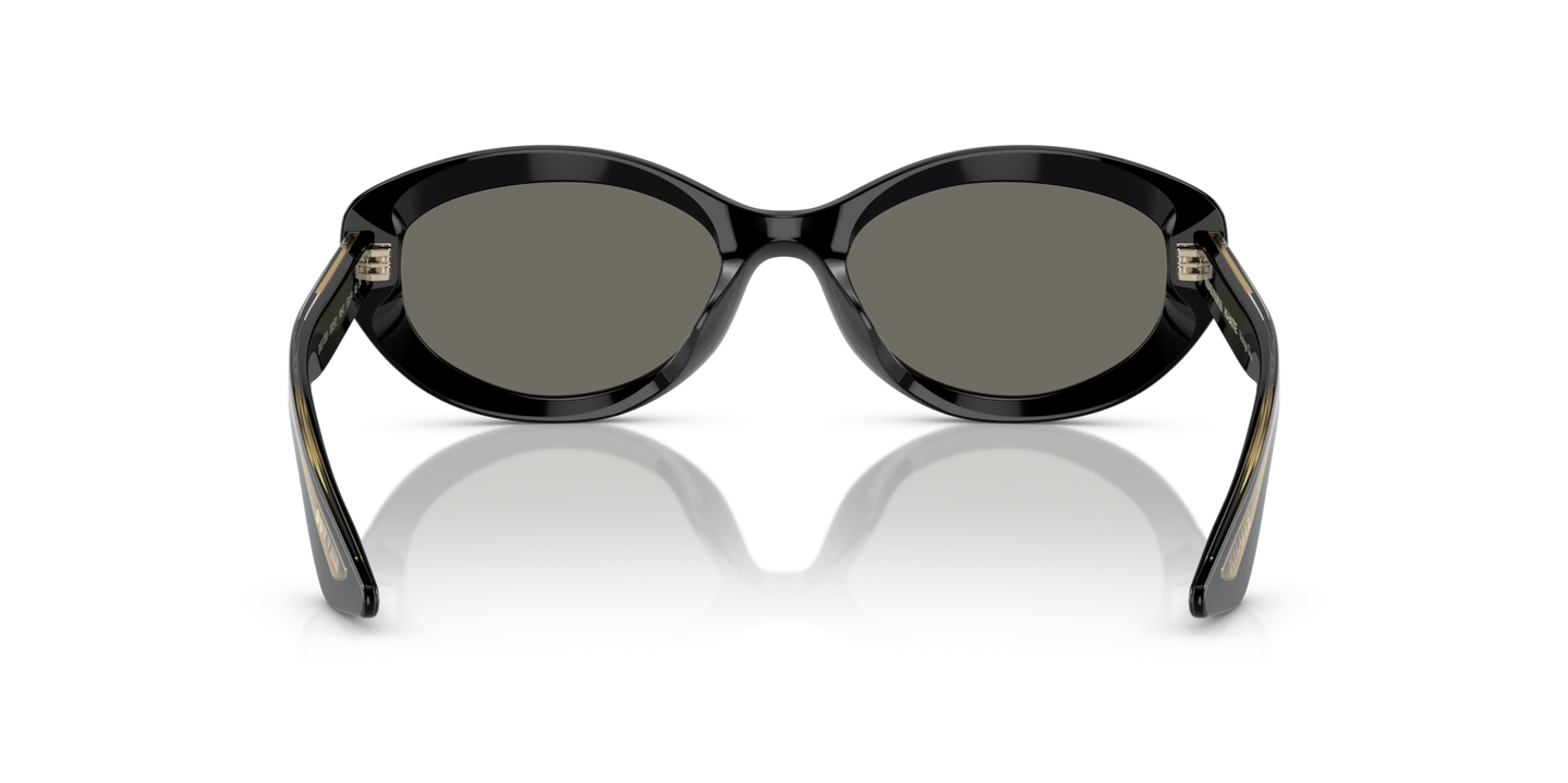Oliver Peoples 1969C with Black frame and Grey lenses - Image Nosepads