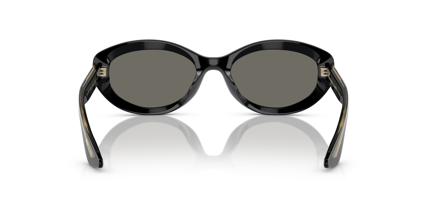 Oliver Peoples 1969C with Black frame and Grey lenses - Image Nosepads