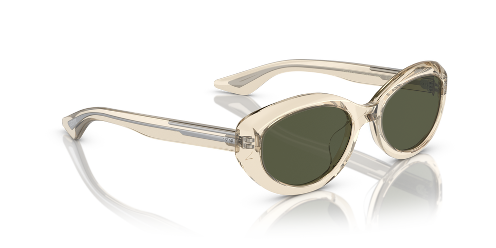 Sie Oliver Peoples 1969C mit Gelbbraun Gestell und Grün Gläsern - Bild 3