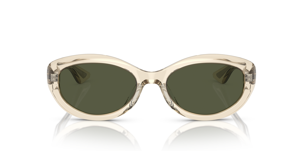 Sie Oliver Peoples 1969C mit Gelbbraun Gestell und Grün Gläsern - Bild 2