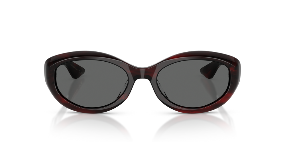 Oliver Peoples 1969C、ボルドーバークフレーム、グレーレンズ - 画像 2