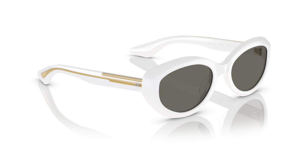 Oliver Peoples 1969C con montura Blanco y lentes Gris - El 3