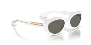 Oliver Peoples 1969C con montura Blanco y lentes Gris - El 3