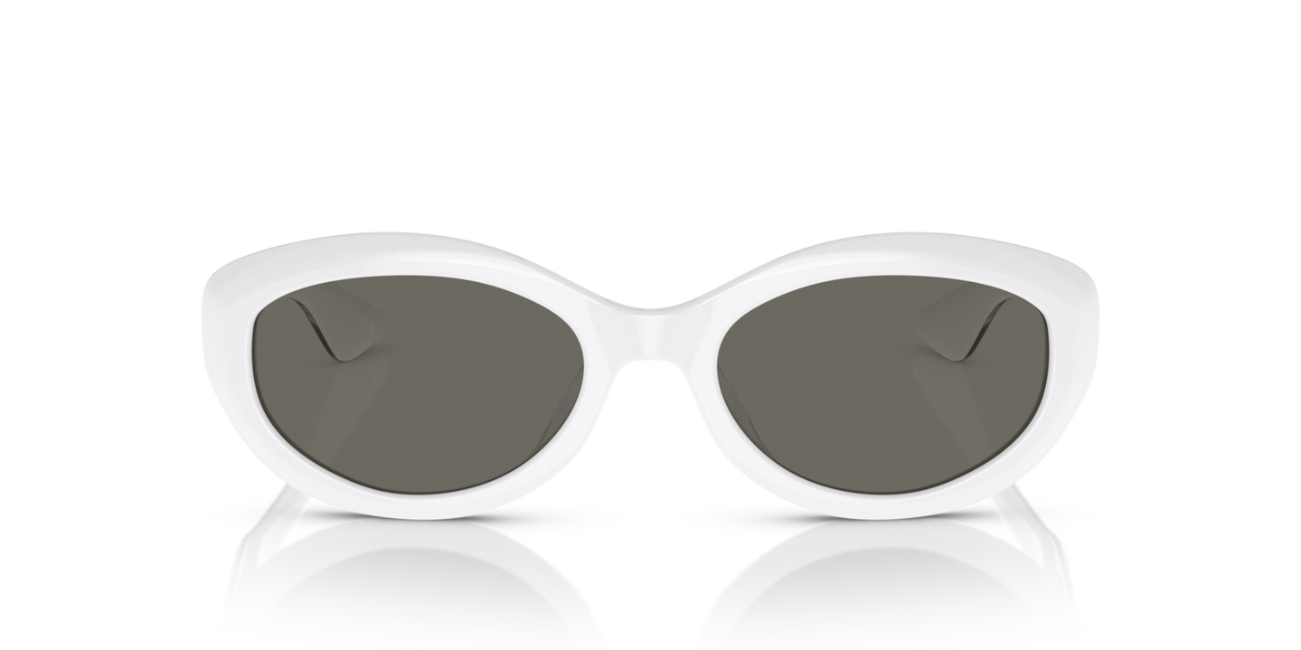 Oliver Peoples 1969C with White frame and Grey lenses - Image Lenses