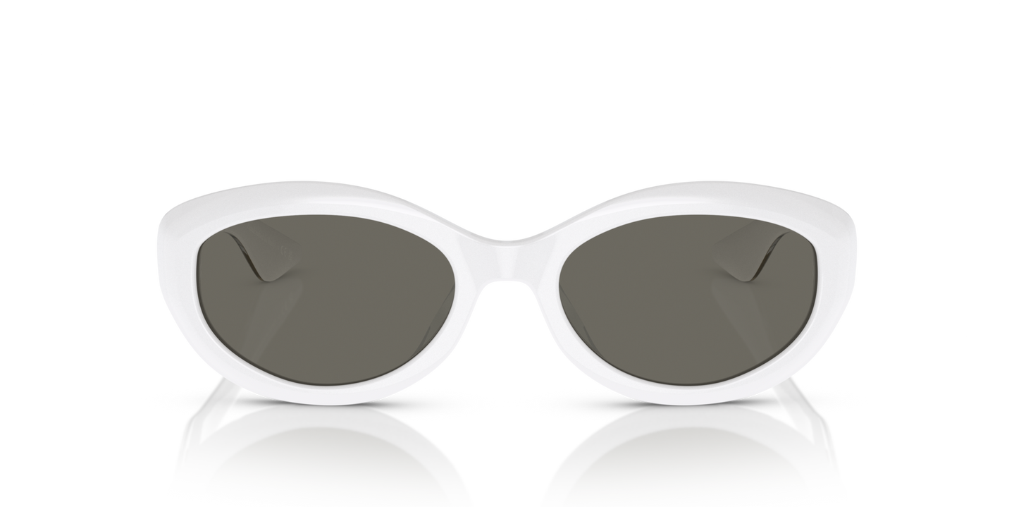 Oliver Peoples 1969C with White frame and Grey lenses - Image Lenses