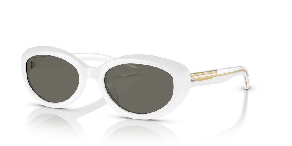 Oliver Peoples 1969C con montatura Bianco e lenti  Grigio - L'immagine 4