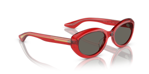 Oliver Peoples 1969C with Translucent Red frame and Grey lenses - Image 3