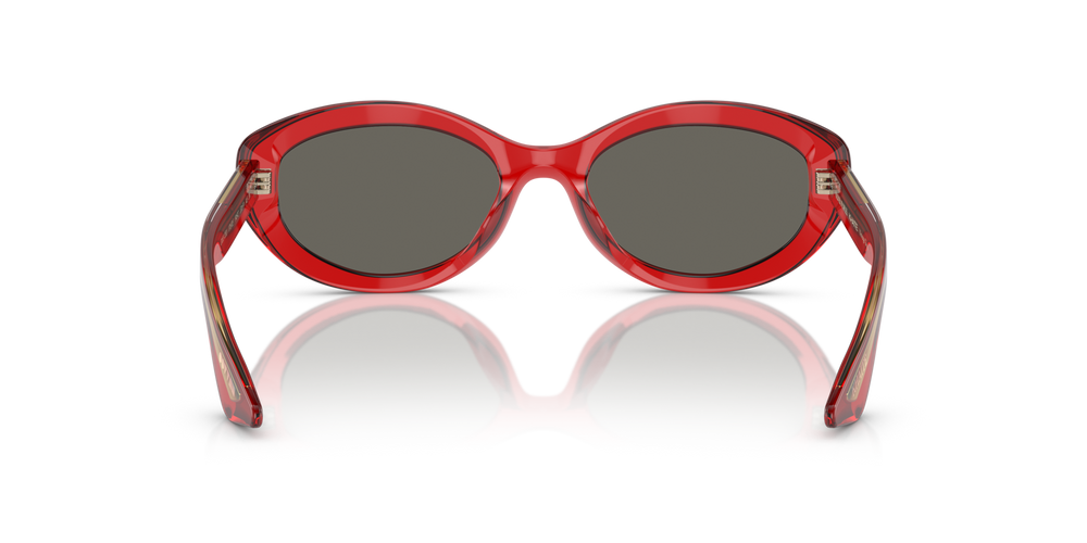 Oliver Peoples 1969C con montatura Rosso Traslucido e lenti  Grigio - immagine 5