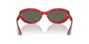 Oliver Peoples 1969C con montatura Rosso Traslucido e lenti  Grigio - immagine 5