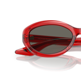 Oliver Peoples 1969C with Translucent Red frame and Grey lenses - Variant