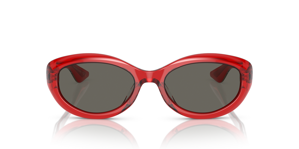 Oliver Peoples 1969C con montatura Rosso Traslucido e lenti  Grigio - immagine 2