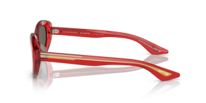 Oliver Peoples 1969C with Translucent Red frame and Grey lenses - Image 4