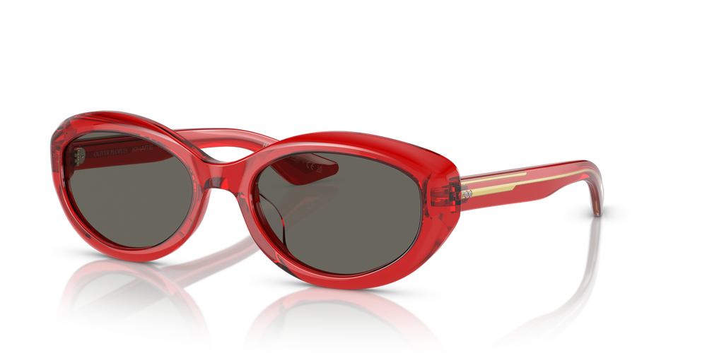 Oliver Peoples 1969C with Translucent Red frame and Grey lenses - image 5