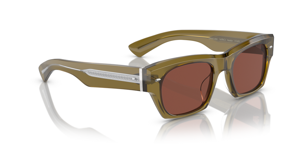 Oliver Peoples Kasdan with Dusty Olive frame and Red lenses - image 3