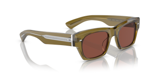 Oliver Peoples Kasdan with Dusty Olive frame and Red lenses - image 3