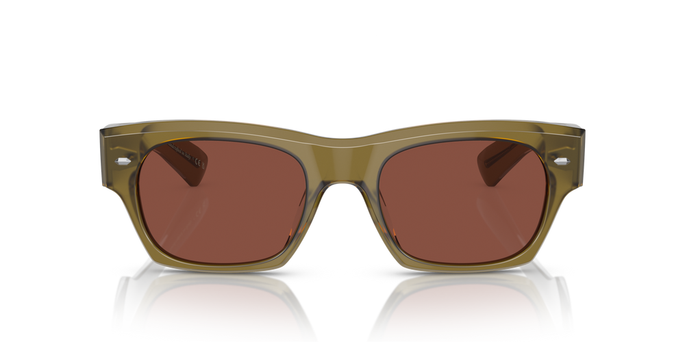 Oliver Peoples Kasdan with Dusty Olive frame and Red lenses - image 2