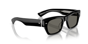 Oliver Peoples Kasdan 18K con montatura Nero e lenti  Grigio - L'immagine 3