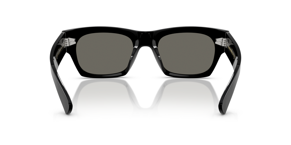 Oliver Peoples Kasdan 18K con montatura Nero e lenti  Grigio - L'immagine 5