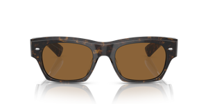 Oliver Peoples Kasdan avec une monture Walnut Tortoise et des verres Brun - image 2