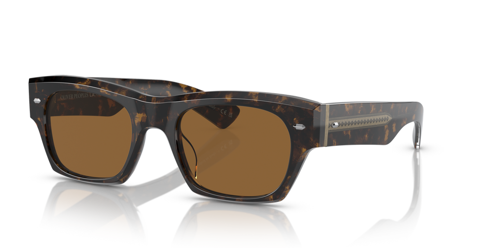 Oliver Peoples Kasdan con montatura Noce Tartarugato e lenti  Marrone - immagine 2