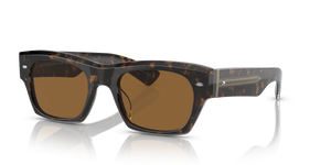 Oliver Peoples Kasdan avec une monture Walnut Tortoise et des verres Brun - image 1