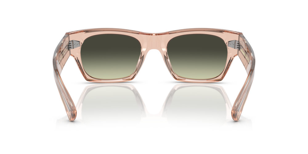 Oliver Peoples Kasdan avec une monture Champagne Quartz et des verres Vert - image 5