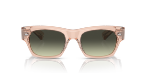 Oliver Peoples Kasdan avec une monture Champagne Quartz et des verres Vert - image 2