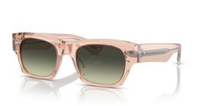Oliver Peoples Kasdan with Champagne Quartz frame and Green lenses - Image 1