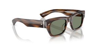 Oliver Peoples Kasdan 18K avec une monture Barchan et des verres Vert - image 3