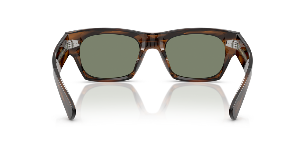 Sie Oliver Peoples Kasdan 18K mit Barchan Gestell und Grün Gläsern - Das Bild 5