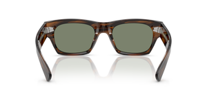 Sie Oliver Peoples Kasdan 18K mit Barchan Gestell und Grün Gläsern - Das Bild 5