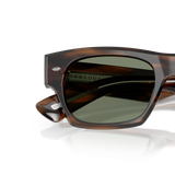Oliver Peoples Kasdan 18K with Barchan frame and Green lenses - Variant