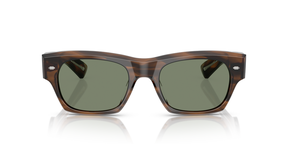 Sie Oliver Peoples Kasdan 18K mit Barchan Gestell und Grün Gläsern - bild 2