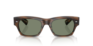 Sie Oliver Peoples Kasdan 18K mit Barchan Gestell und Grün Gläsern - Das Bild 2