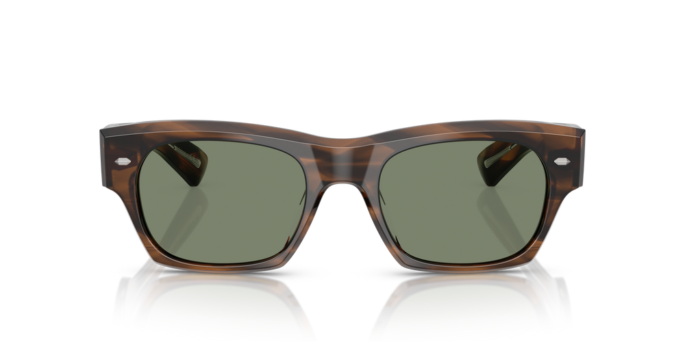 Oliver Peoples Kasdan 18K with Barchan frame and Green lenses - image 2