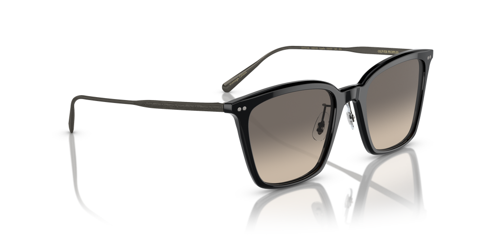 Oliver Peoples Luisella con montatura Nero/Grigio peltro anticato e lenti  Grigio - L'immagine 3