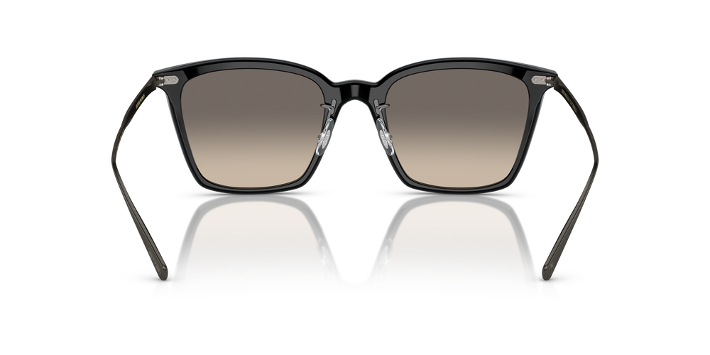 Oliver Peoples Luisella con montura Negro / Gris plateado antiguo y lentes Gris - El 5