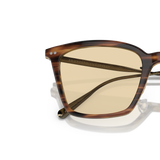 Oliver Peoples Luisella con montatura Amaretto/Striped Honey/Antique Gold e lenti  Giallo - Variant