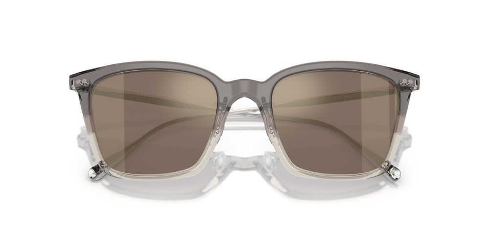 Sie Oliver Peoples Luisella mit Vintage Grey Fade/Silver Gestell und Braun Gläsern - Bild 7