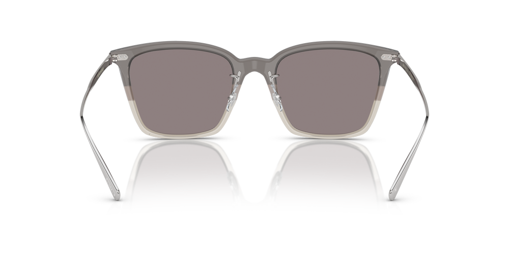 Sie Oliver Peoples Luisella mit Vintage Grey Fade/Silver Gestell und Braun Gläsern - Bild 5