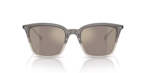 Oliver Peoples Luisella avec une monture Vintage Grey Fade/Silver et des verres Brun - L'image 2