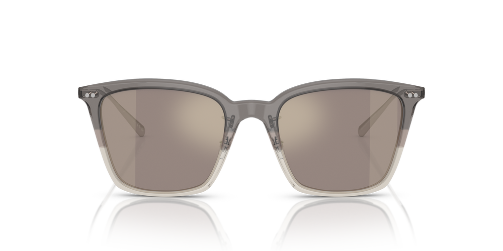 Sie Oliver Peoples Luisella mit Vintage Grey Fade/Silver Gestell und Braun Gläsern - Bild 2