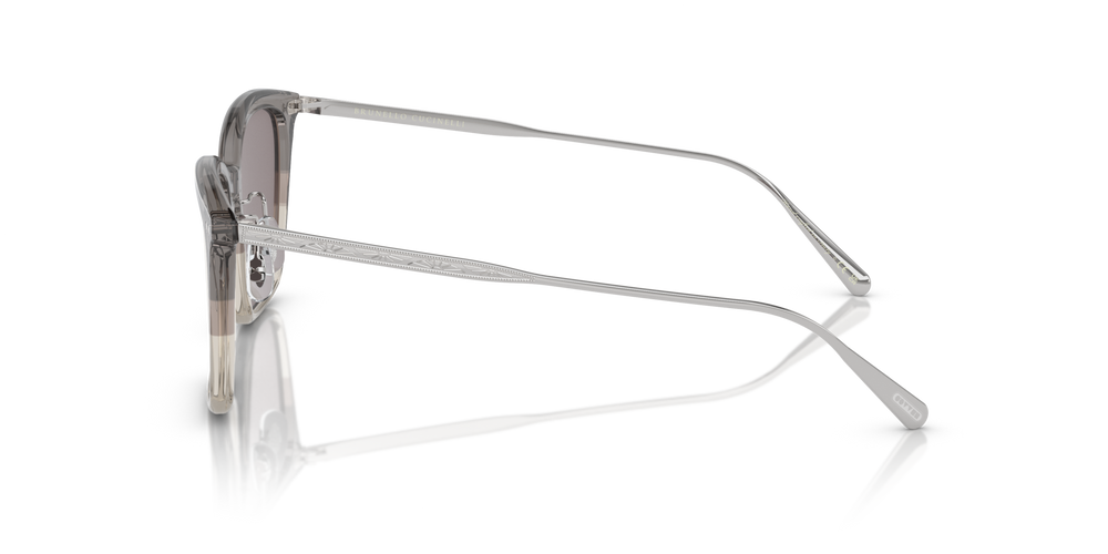 Oliver Peoples Luisella avec une monture Vintage Grey Fade/Silver et des verres Brun - image 4