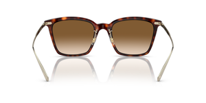 Oliver Peoples Luisella con montatura Amaro Tortoise/Gold e lenti  Marrone - L'immagine 5