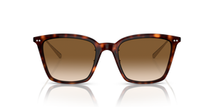 Oliver Peoples Luisella avec une monture Amaro Tortoise/Gold et des verres Brun - image 2