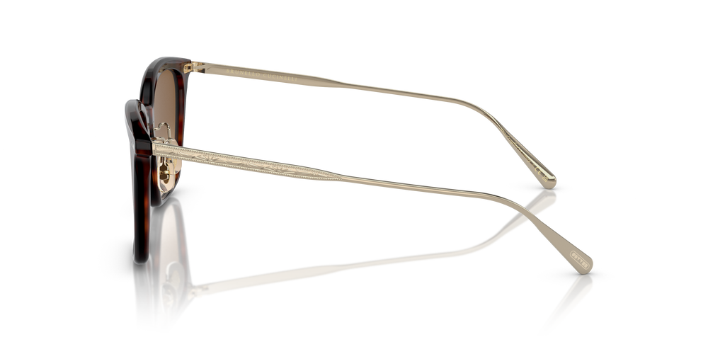 Oliver Peoples Luisella con montatura Amaro Tortoise/Gold e lenti  Marrone - L'immagine 4