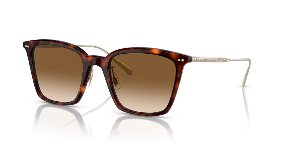 Oliver Peoples Luisella con montura Amaro Tortoise/Gold y lentes Marrón - imagen 2